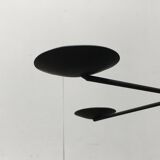 Vintage Brutalist Metal Candle Holder