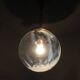 Vintage glass pendant light, Kamenický Šenov, 1970s.