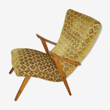 Fauteuil lounge chair wing scandinave années 50 60