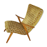 Fauteuil lounge chair wing scandinave années 50 60