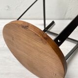 Biénaise fixed industrial workshop stool, circa 1940