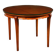 Table in solid beech, mahogany veneer and glass, Italy, 1950s.