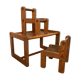 Ensemble bureau et chaises