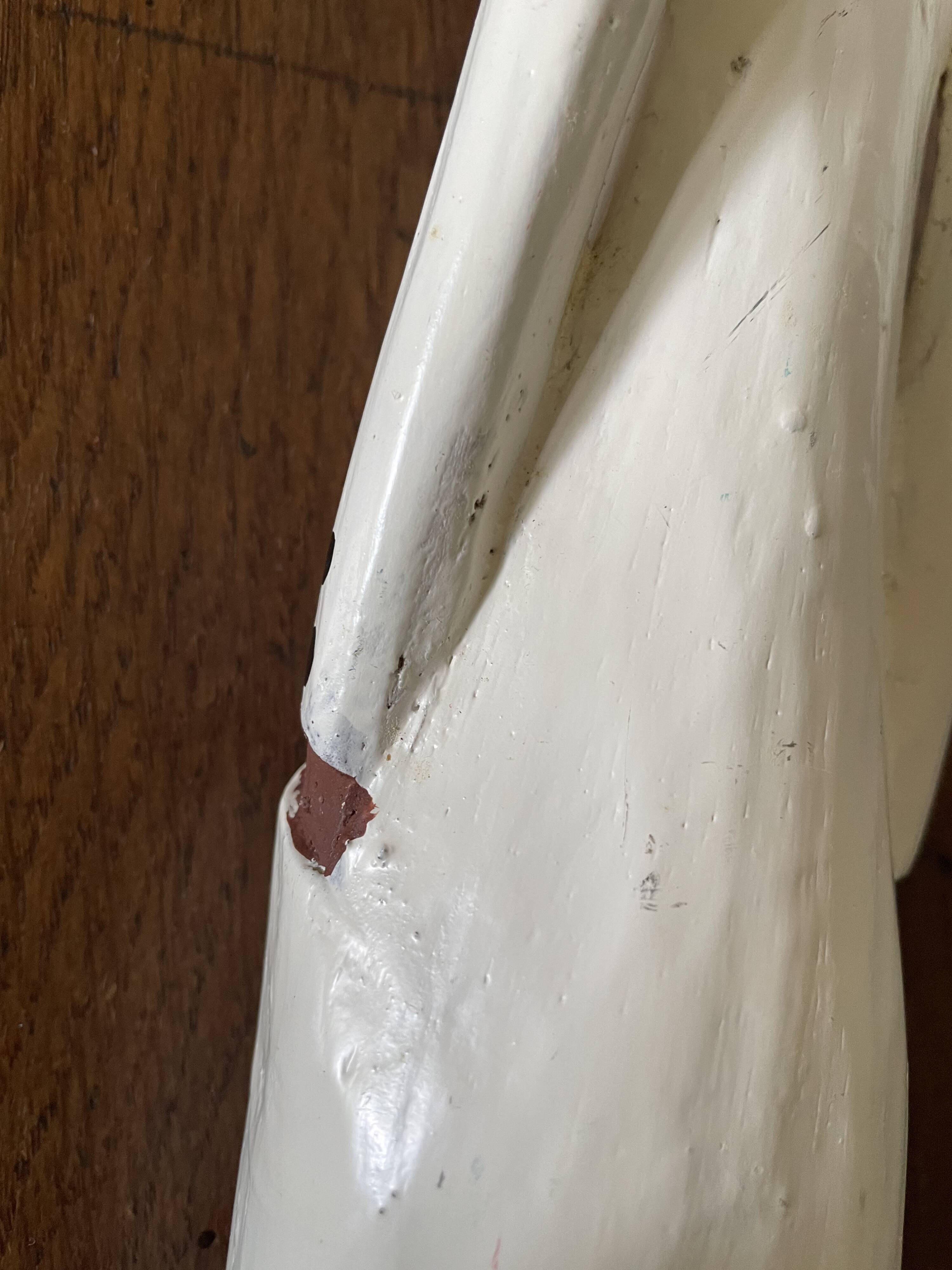 African settler wooden statuette