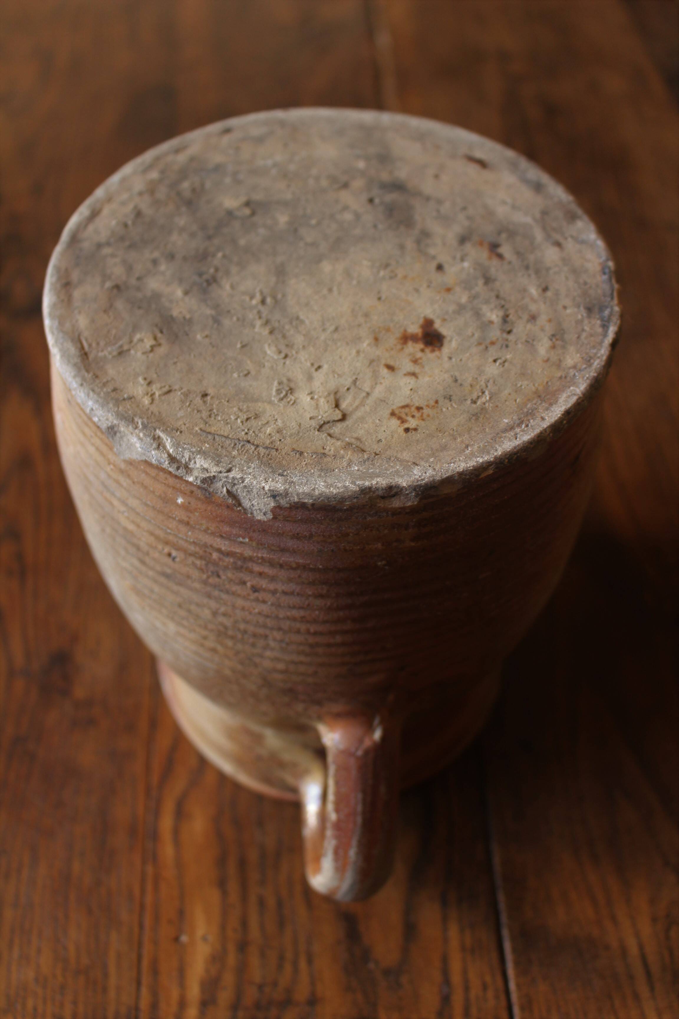 Pichet cruche en terre cuite vintage