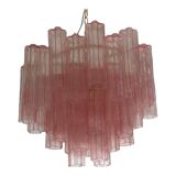 Lustre Spoutnik en verre de Murano contemporain, style Mazzega, lot de 2 ou une paire de lustres