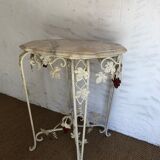 Old wrought iron console