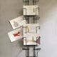Postcard display, ephemeral decoration