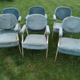 6 fauteuils vintage