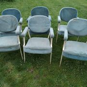 6 fauteuils vintage