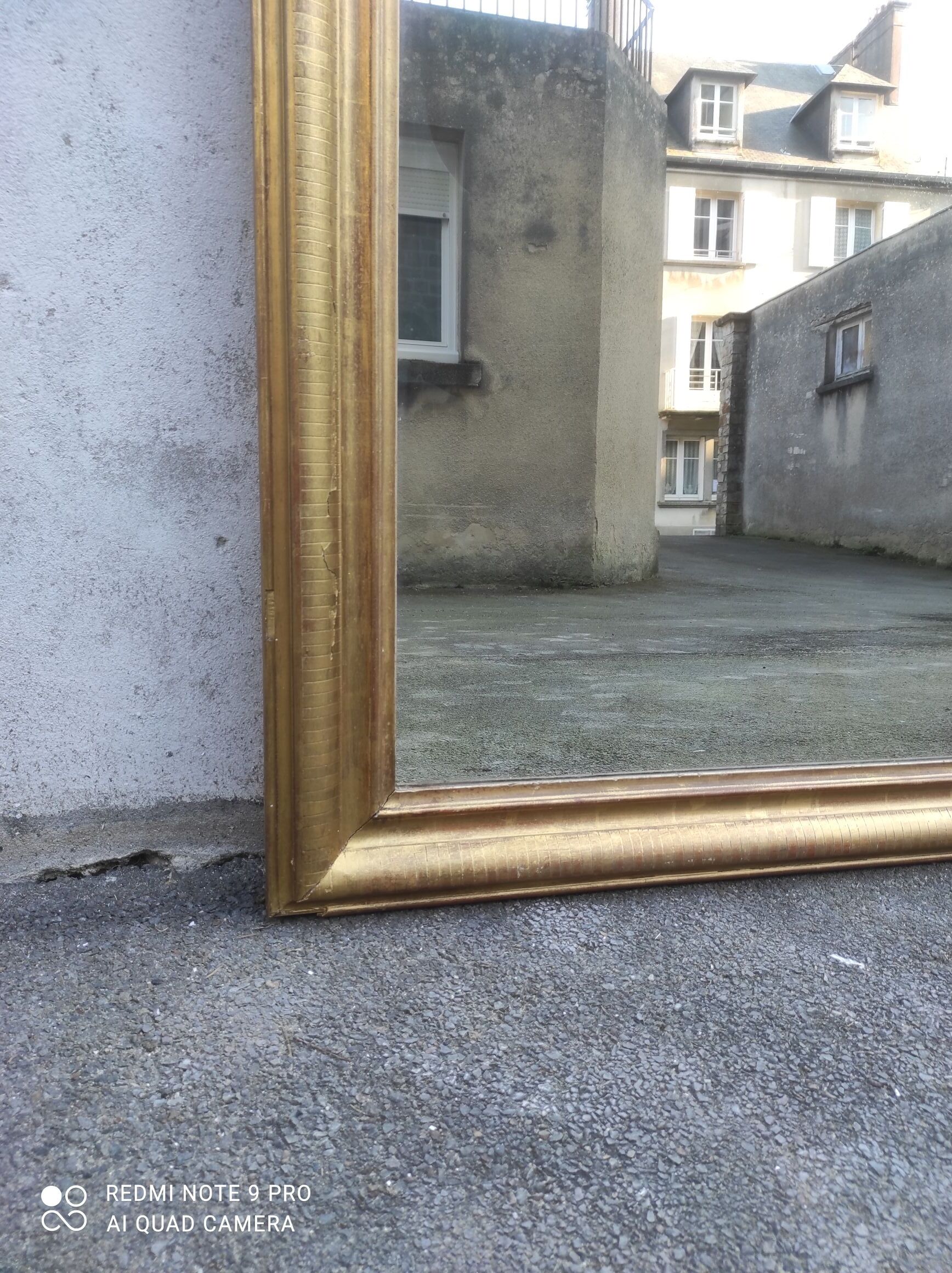 Old mirror Louis Philippe 128/92 cm
