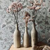 3 antique stoneware bottles