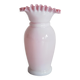 Vintage artistic pink glass vase, Tarnowiec, Sulczan, Europe, 1970s