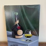 Old oil painting on panel jb maurice vecker 1896-1998 still life