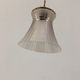 Art Deco hanging lamp in frosted glass