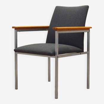 Fauteuil gris, design danois, années 1960, designer : Sigvard Bernadotte, éditeur : France & Son