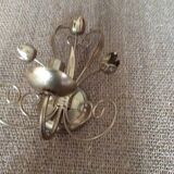 Gold metal wall light