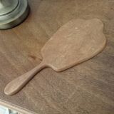 Antique beveled hand mirror