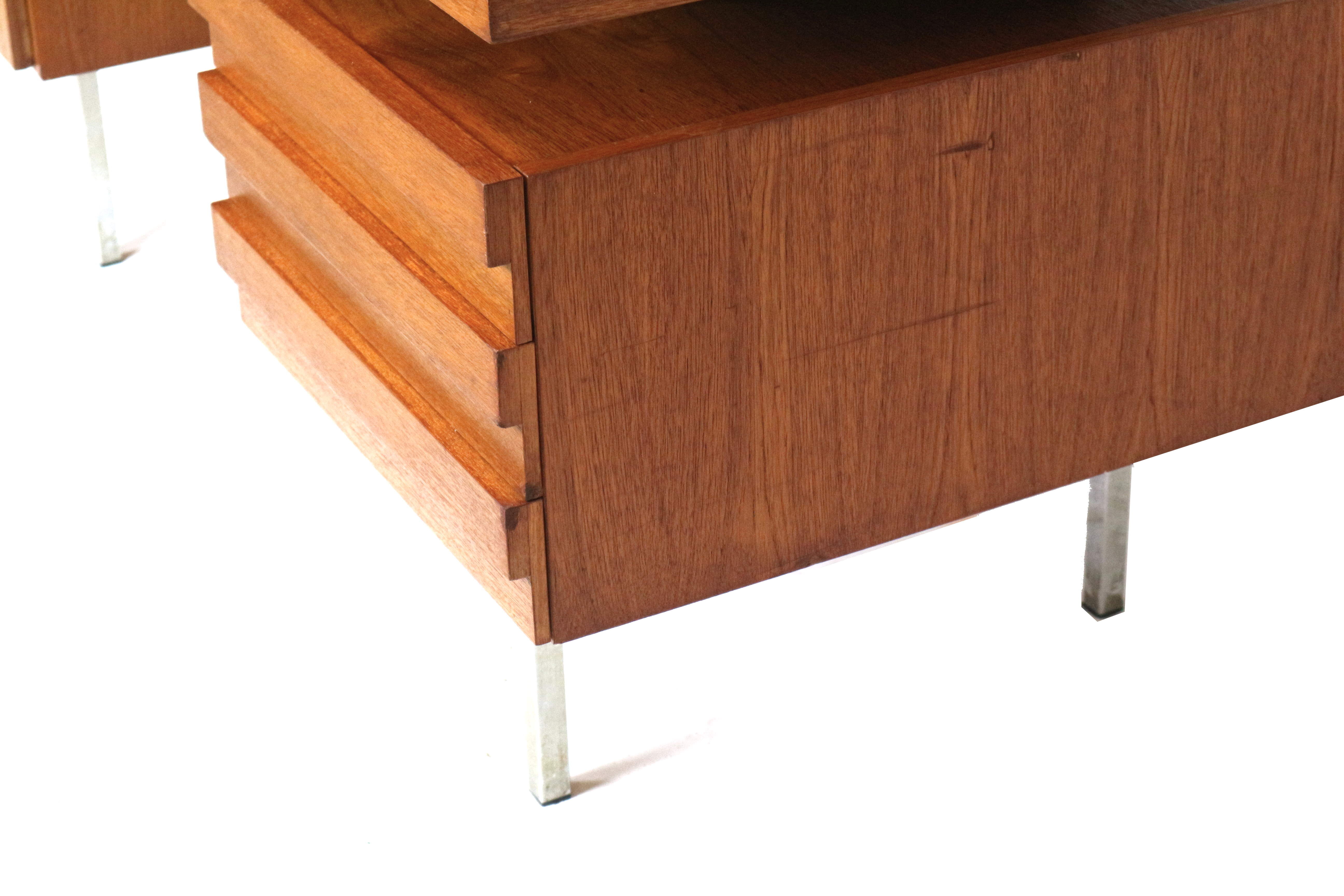 Desk by Leo Bub for Wertmöbel from the 1960s