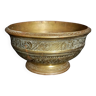 Old Indonesian Engraved Brass Bowl