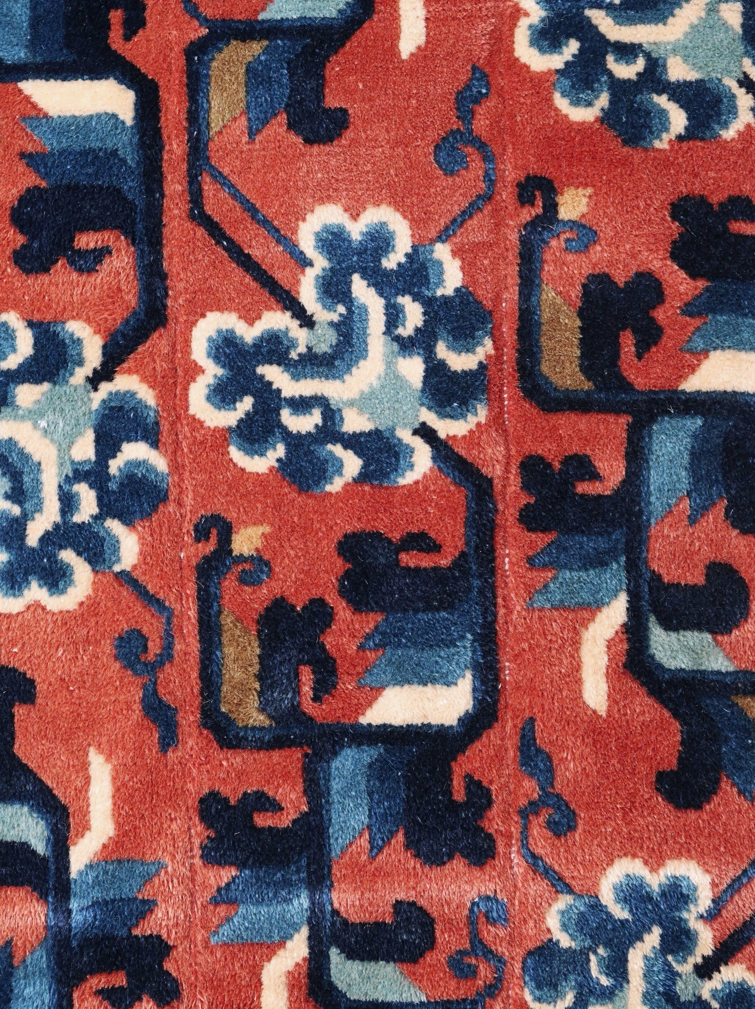 Chinese rug 1900 100 X 45 cm