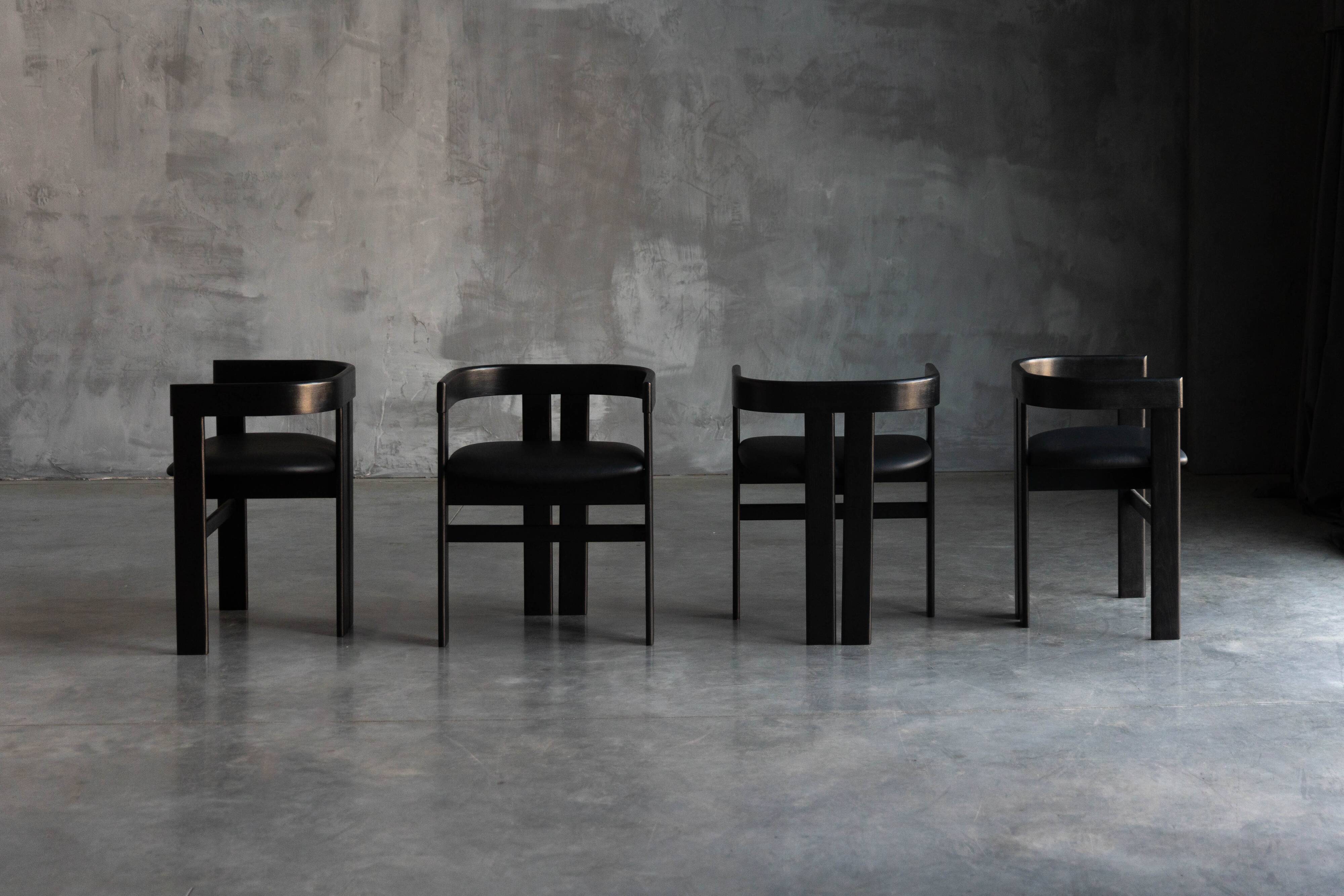 Pigreco chairs by Tobia Scarpa for Tacchini, Italy, 1960s