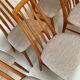 Six Vintage Wooden Dining Chairs Danish From Koefoed Hornslet