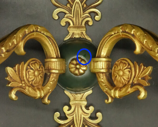 Pair of Empire style palmette sconces - Hettier & Vincent