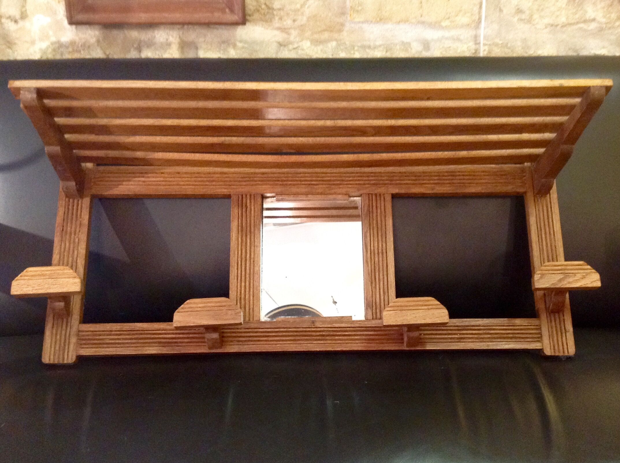 Coat rack wall art deco