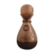 Biot blown glass wine decanter, pink color of the sands