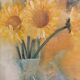Sunflower bouquet painting by Michèle Danfossy