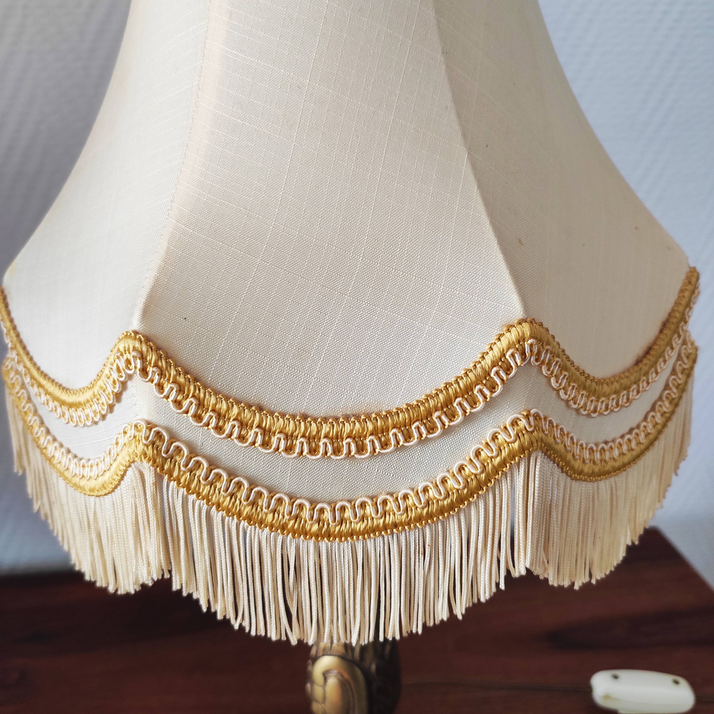 Pair of classic brass lamps from the 1950s