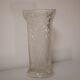 Glass vase, chiseled pattern