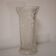 Glass vase, chiseled pattern
