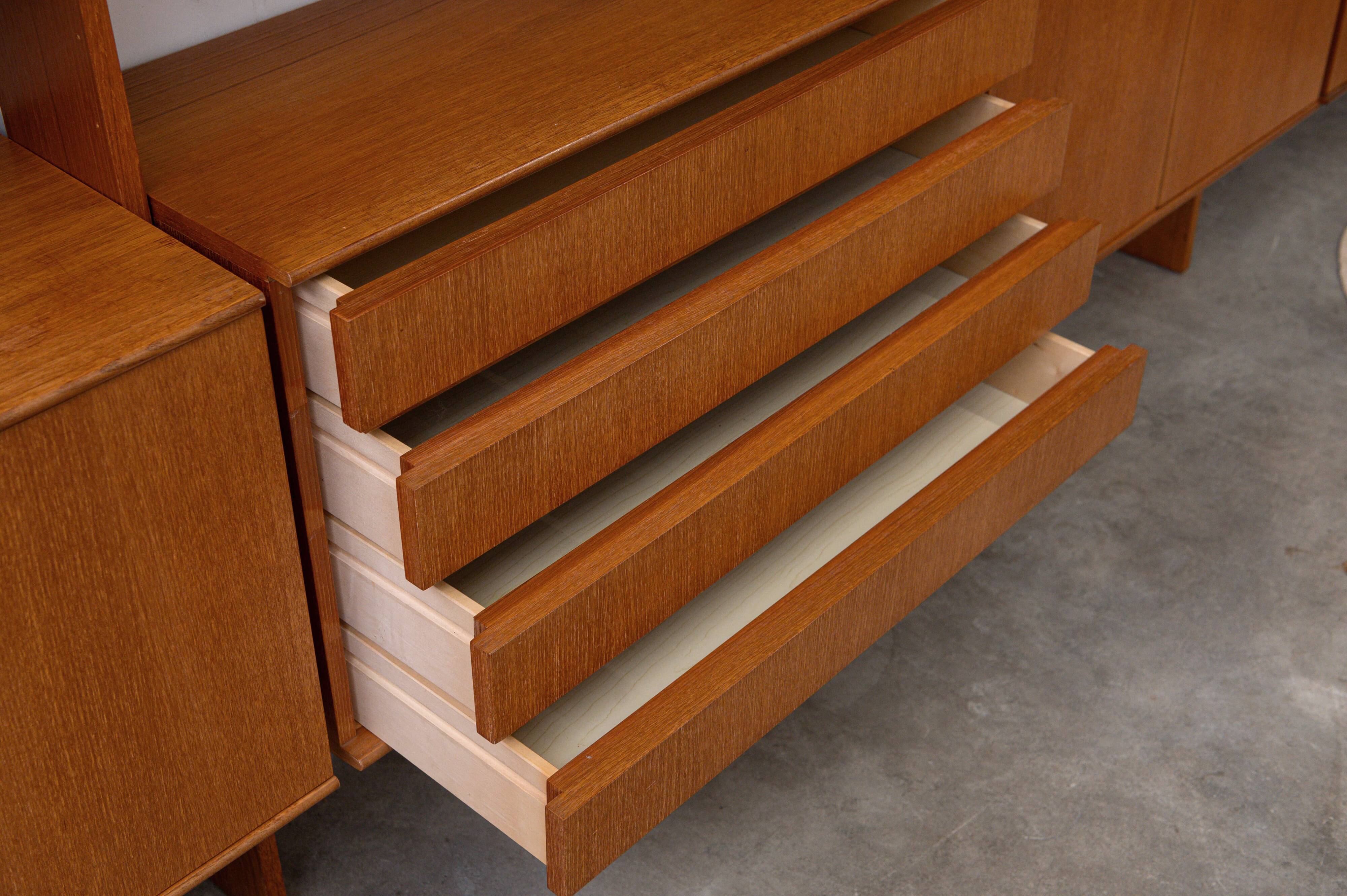 Modular Wall Unit by Peter Petrides for Interna Wandmöbelw