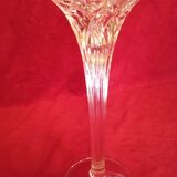 TULIP SHAPED GLASS CANDLE HOLDER