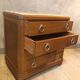 Commode en noyer et marbre