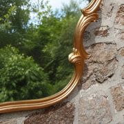 Large wall mirror with golden stucco mouldings – Louis XV Rococo style – 124