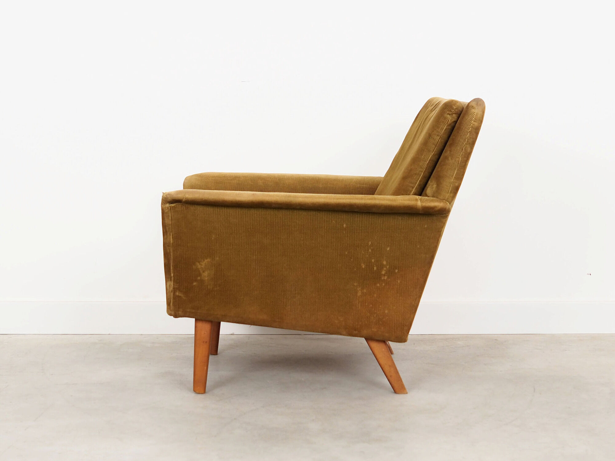 Beech armchair, Scandinavian design, 1960s, designer: Folke Ohlsson, manufacture: Fritz Hansen