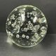 Sulfur ball Bubble glass paperweight diameter 10 height 9 cm