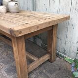 Table en chêne brut