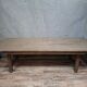 Large farmhouse table in solid wood, from the 19th century.