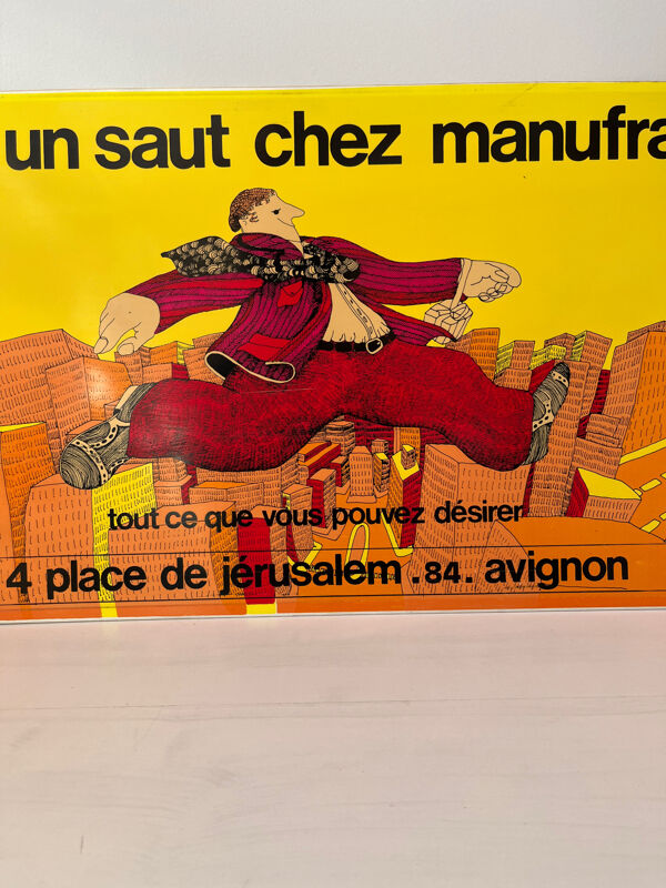 Panneau publicitaire manufrance