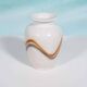Vintage handmade fat lava vase from the 70s space age.