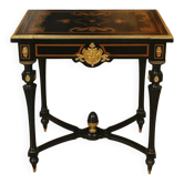 Table de courtoisie "Boulle" époque Napoléon III en marqueterie