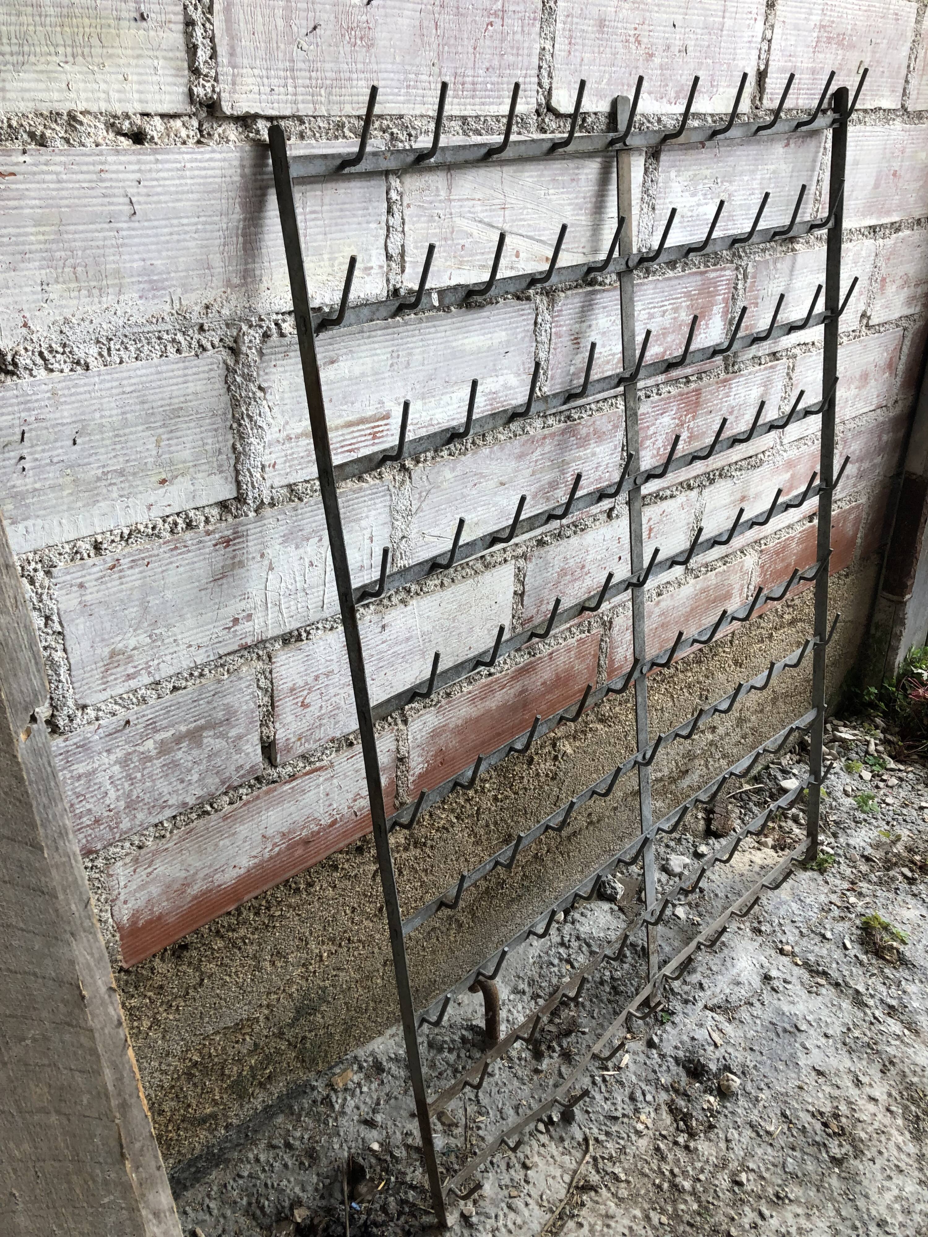 Old Drainer Hedgehog Door Bottle Vertical Metal 100 Vintage Bottles