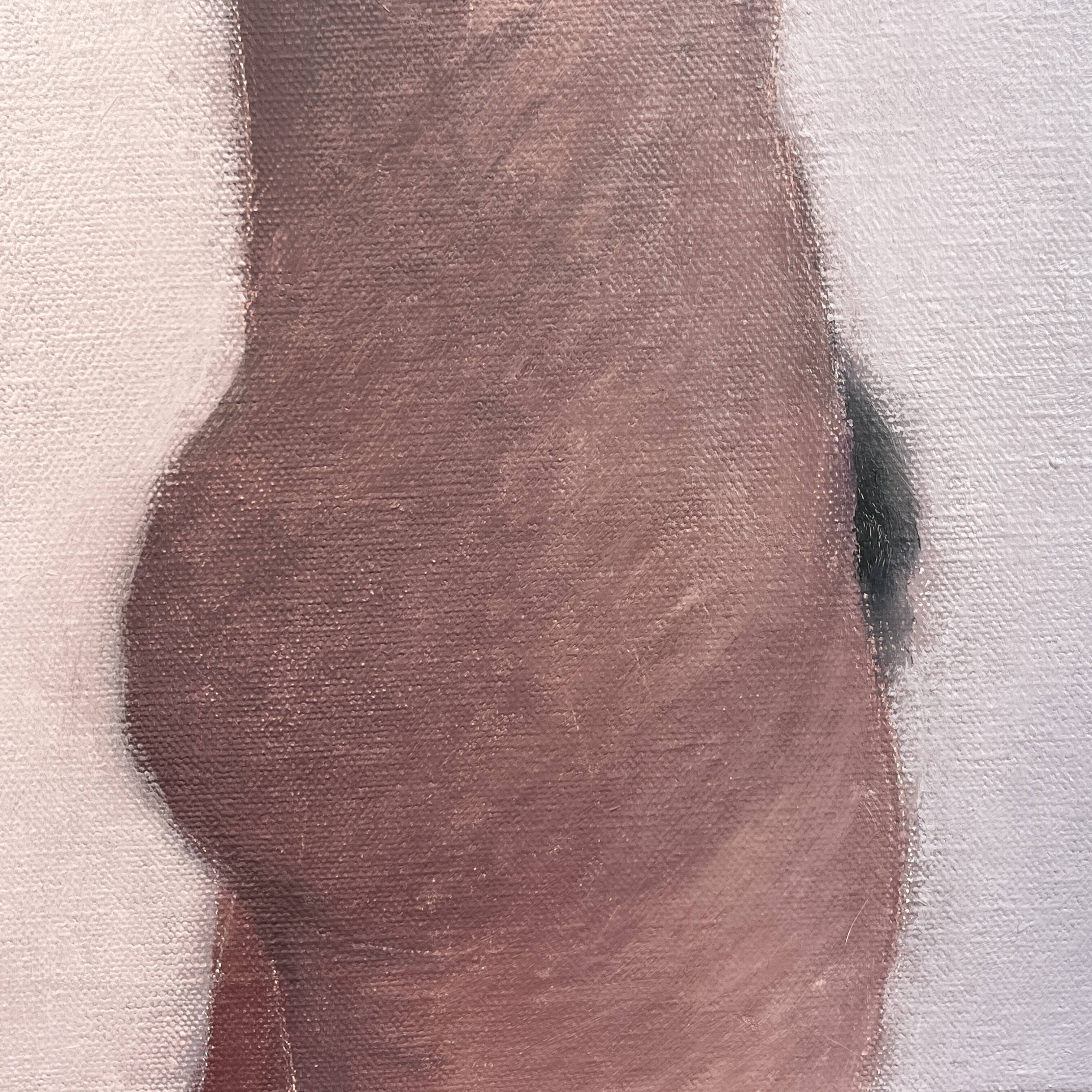 Oil painting on canvas, LUC PEROT 'Female nude in the studio with a mirror', 1978