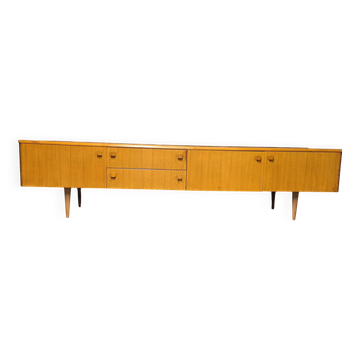 Vintage Scandinavian teak sideboard from the 1970s.