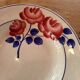 Lot 2 Art Deco plates ▪︎ Hippolyte Boulenger ▪︎ Red Rose