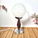 Vintage Art Deco globe lamp Clichy